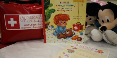 „Łukasz ratuje Misia” – czyli uczymy dzieci pierwszej pomocy 5-latki Myszki